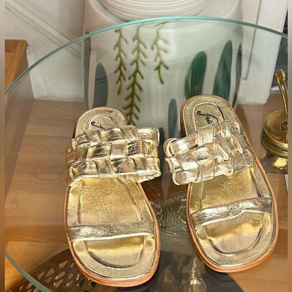 New Free People Winding River Slide Sandal/  Size 38 - Picture 4 of 7